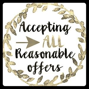 All offers accepted or countered!